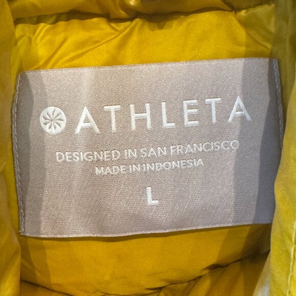 Athleta Lofty Down Vest in Earthen Ochre - Picture 6 of 8